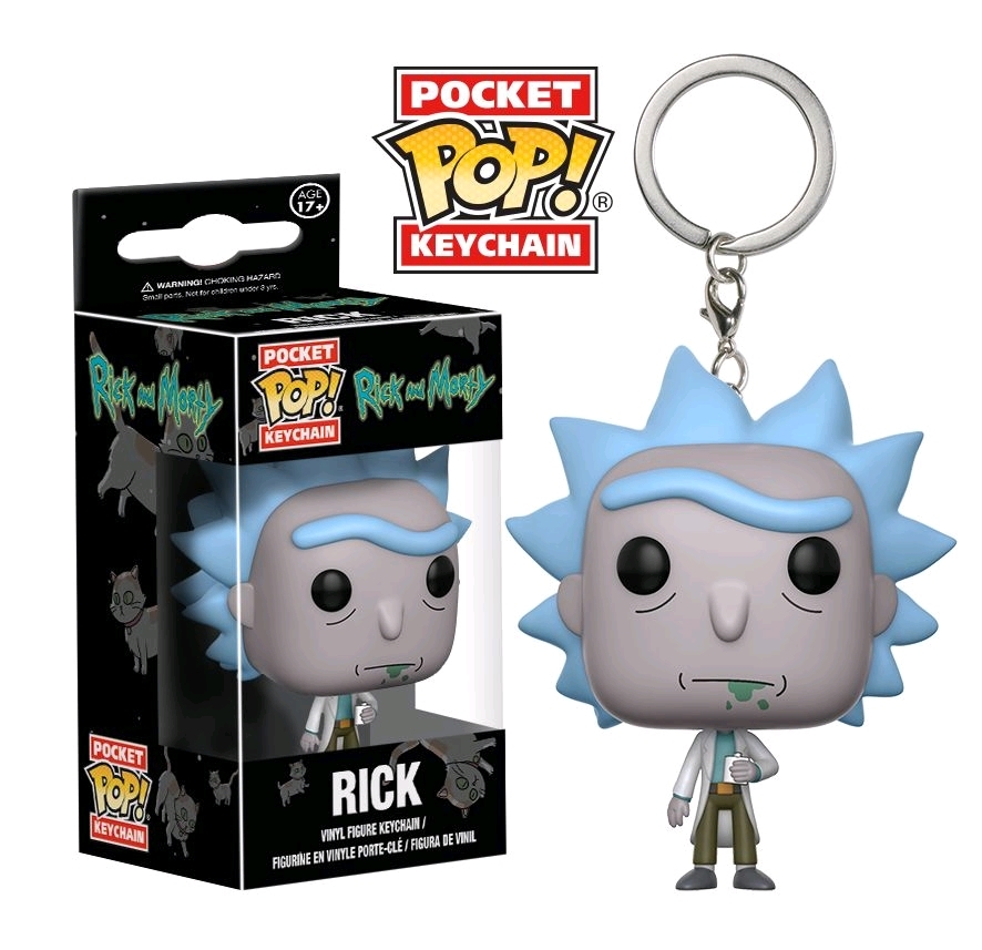 Rick & Morty - Rick - Pocket Pop! Keychain