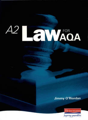 A2 Law for AQA on Paperback