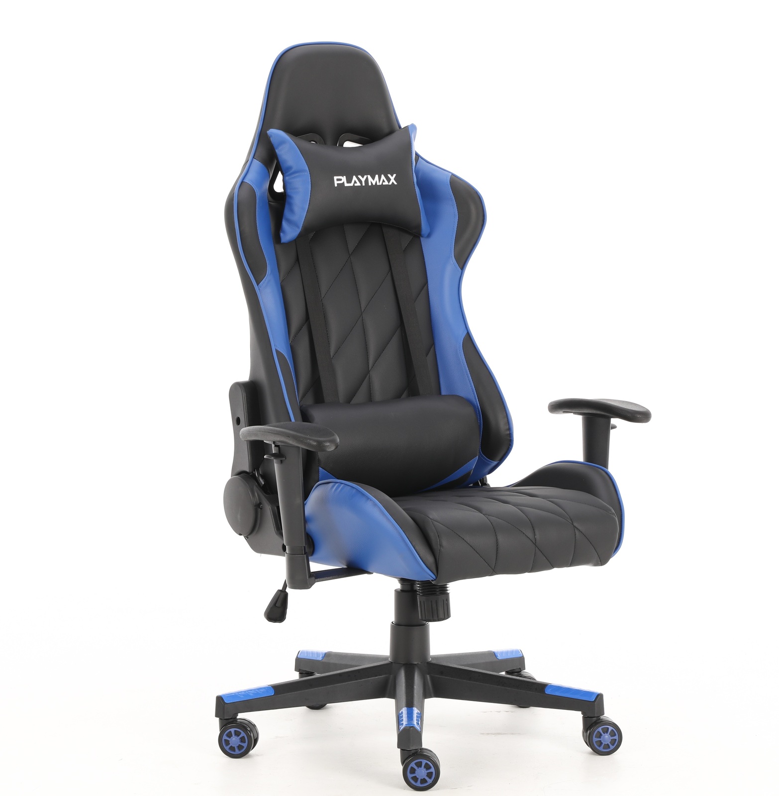 Playmax Elite Gaming Chair - Blue and Black for image