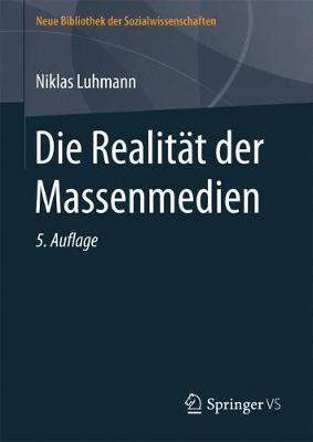 Die Realitat Der Massenmedien by Niklas Luhmann image