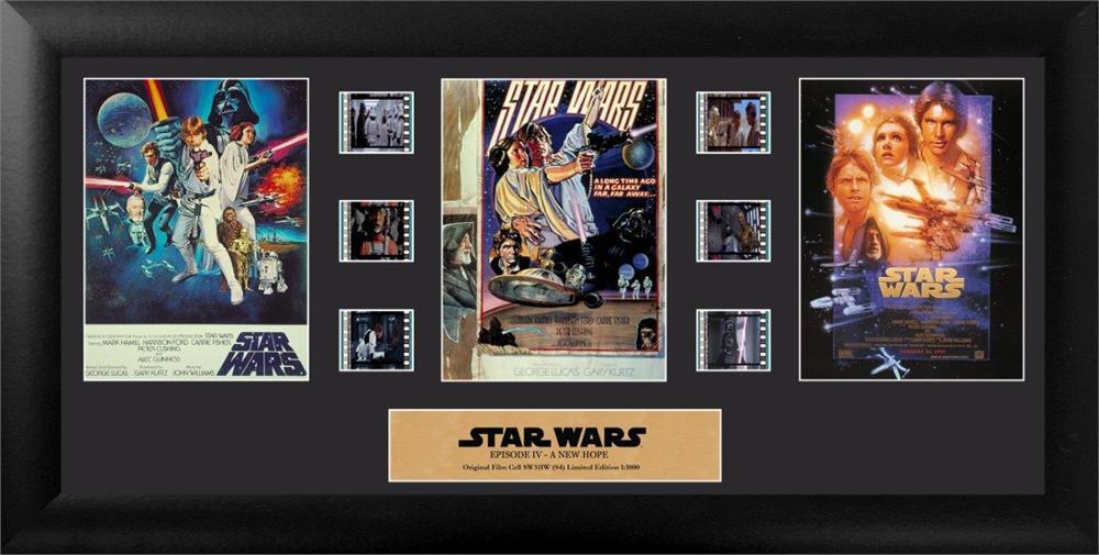 FilmCells: Montage Frame - Star Wars I-III (Character Trilogy) image