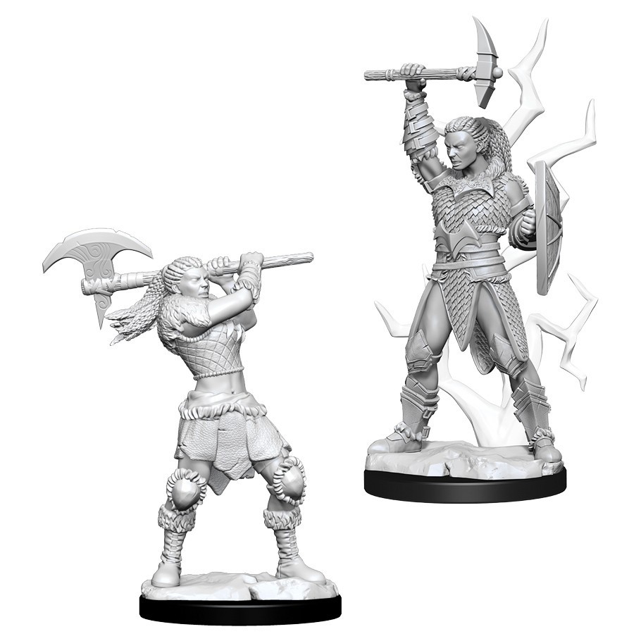 D&D Nolzur's Marvelous: Unpainted Miniatures - Female Goliath Barbarian