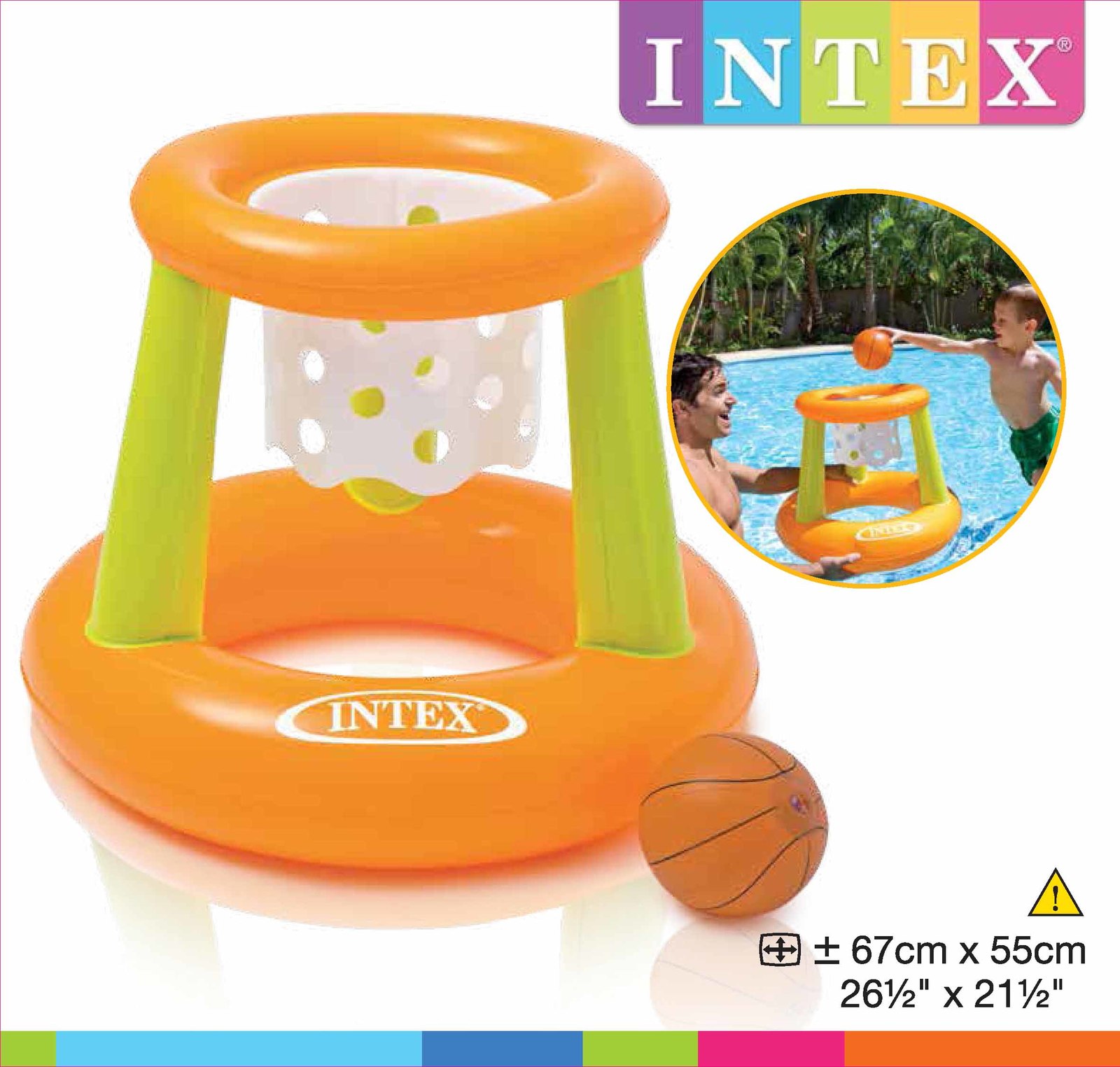 intex floating hoops