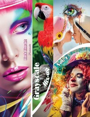 Grayscale Mix-Up Vol. 1 Coloring Book by Karlon Douglas image