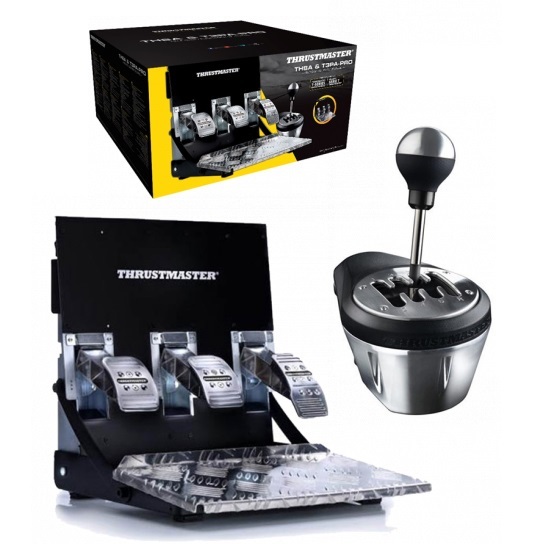 Thrustmaster TH8A Shifter & T3PA PRO Pedal Set Bundle (PS4,PS3, PC