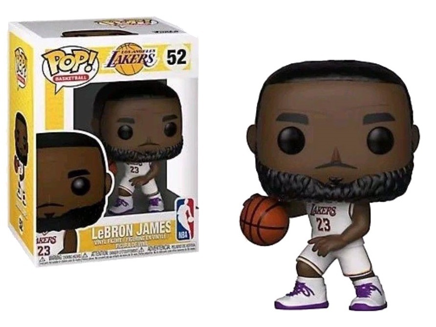 NBA: Lakers - Lebron James (White Uniform) Pop! Vinyl Figure image