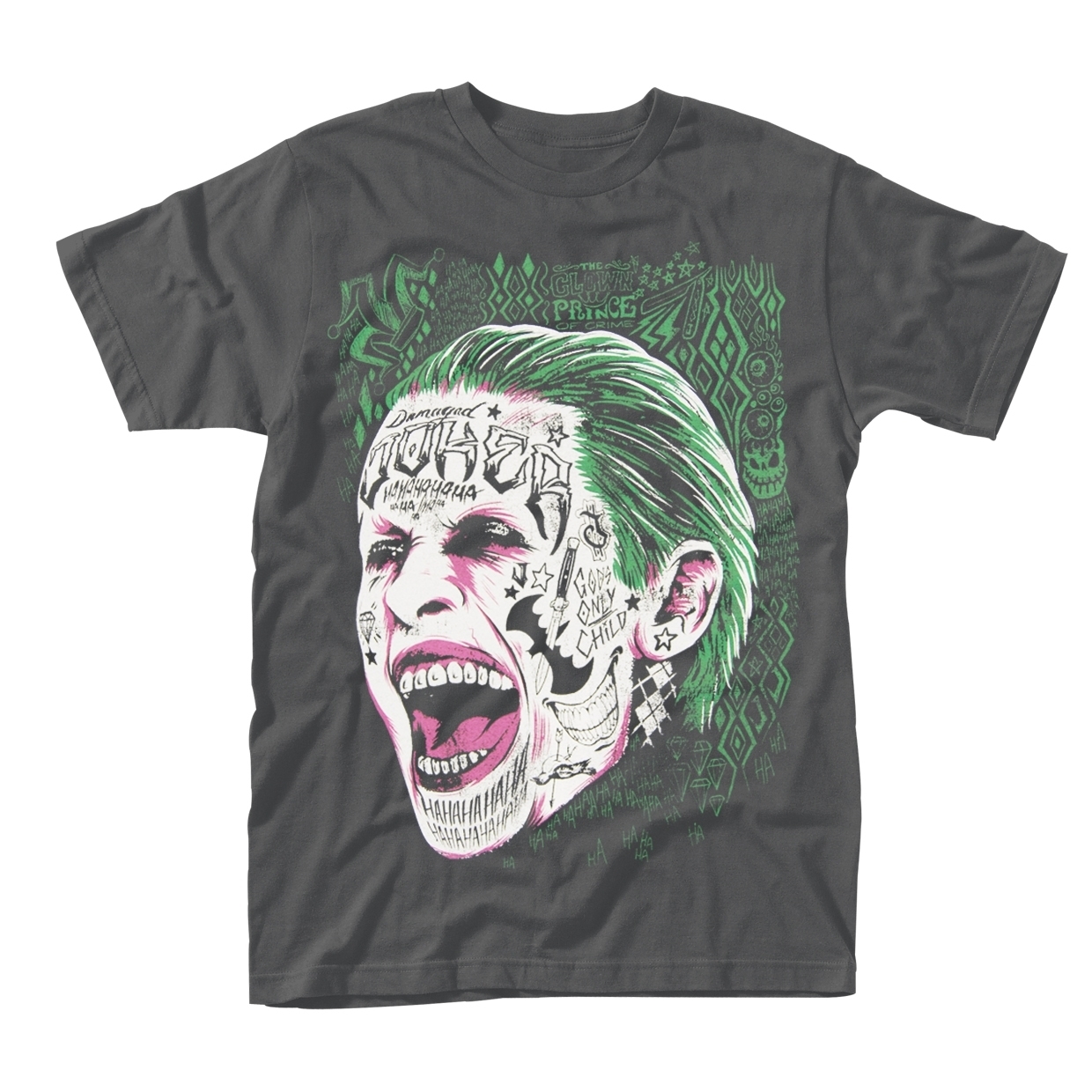 Suicide Squad Joker Face T-Shirt (Small) image