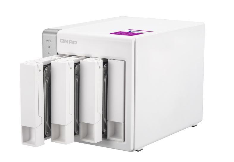 Qnap Ts-431P2-4G 4-Bay Nas (No Disk), Al314 Quad Core 1.7Ghz, 4Gb, Sata 6Gb/S, 2X Gbe Lan, 3 X Usb3.0, Hdd Hot-Swap image