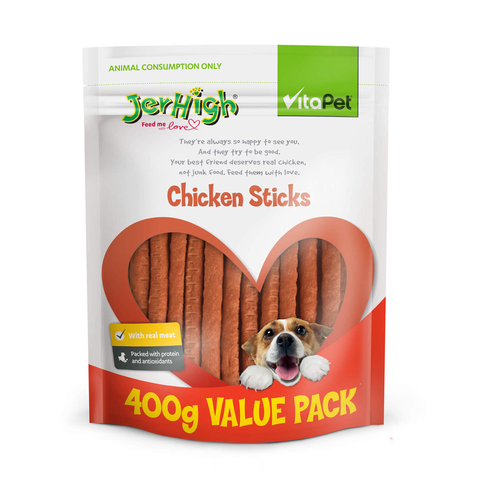 Vitapet: Jerhigh Chicken Sticks (400g) image