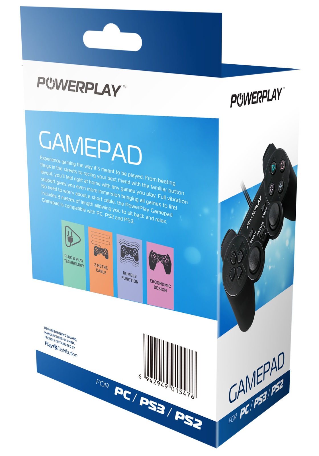 PowerPlay Gamepad (PC, PS2 & PS3) for PC image