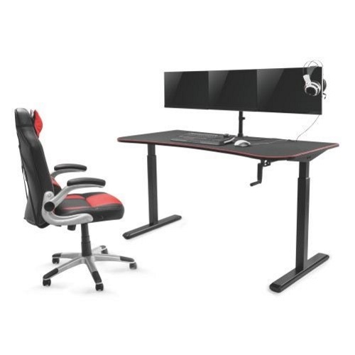 Lumi Manual Height Adjustable Gaming Desk for image