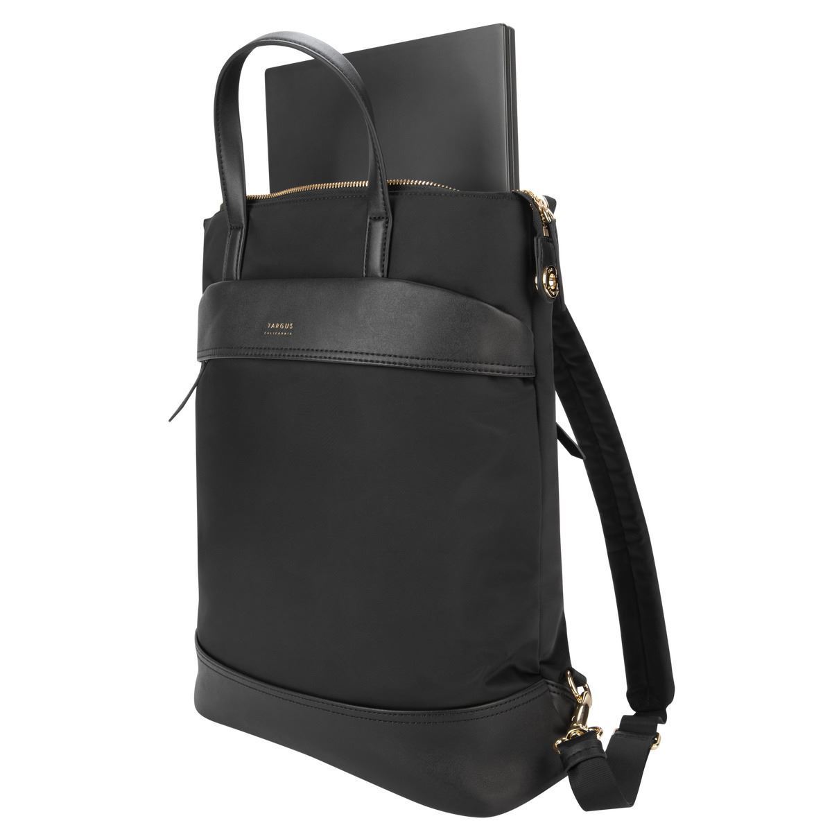 15" Newport Convertible 2-in-1 Backpack (Black) image