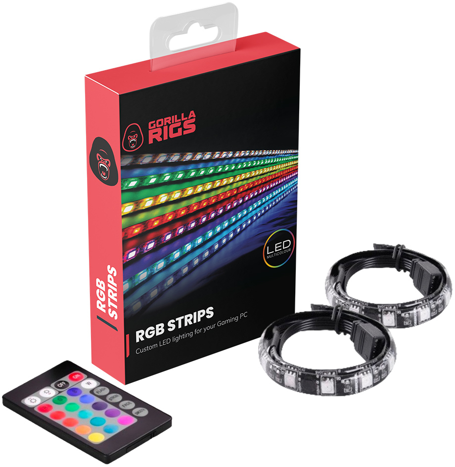 Gorilla Gaming Magnetic RGB PC LED Strip Kit image