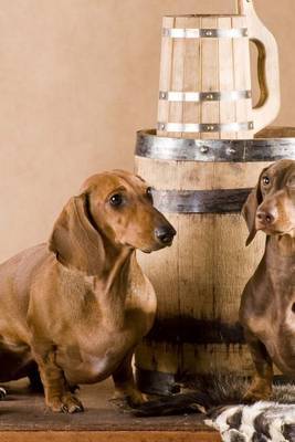 A Pair of Dachsund's Guarding the Beer, for the Love of Dogs by Unique Journal image