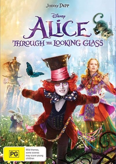 Alice Through the Looking Glass on DVD image