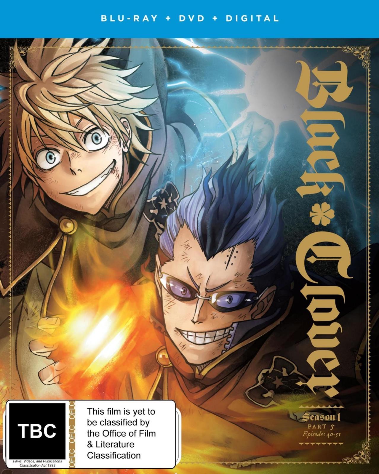 Black Clover: Season 1 - Part 5 (DVD/Blu-ray Combo) on DVD, Blu-ray image