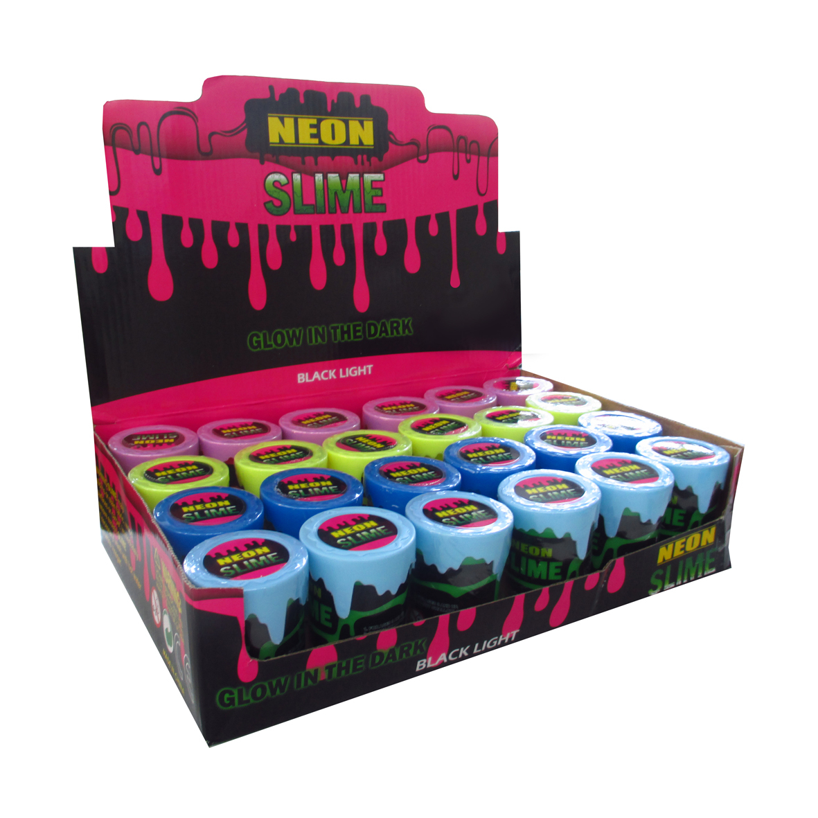 Glow in the Dark - Neon Slime (Assorted Colours) image