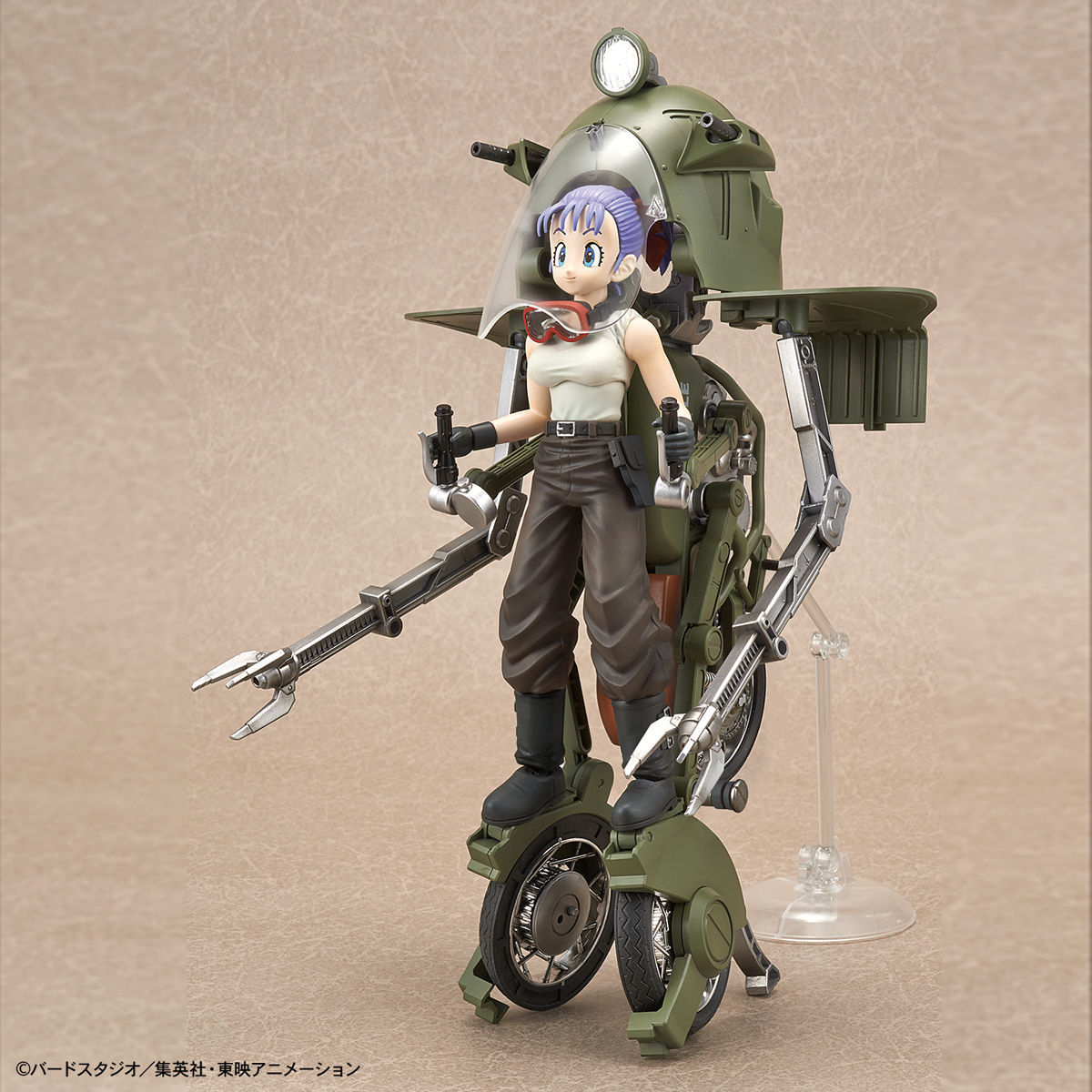 Dragon Ball: Figure-rise Mechanics 19: Bulma with a Transforming Motorbike - Model Kit image