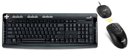 Genius TwinTouch 750E Wireless Laser Keyboard & Mouse Combo image