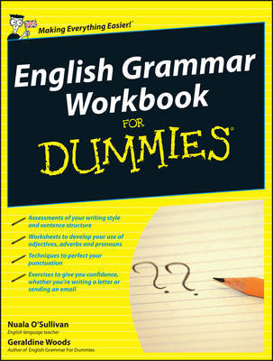 English Grammar Workbook For Dummies by Nuala O'Sullivan image