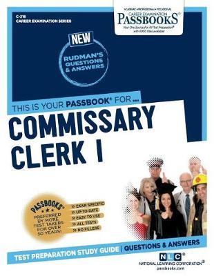 Commissary Clerk I by National Learning Corporation image