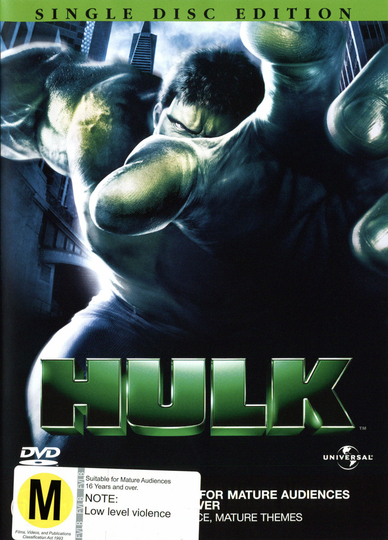 Hulk (Single Disc) on DVD image