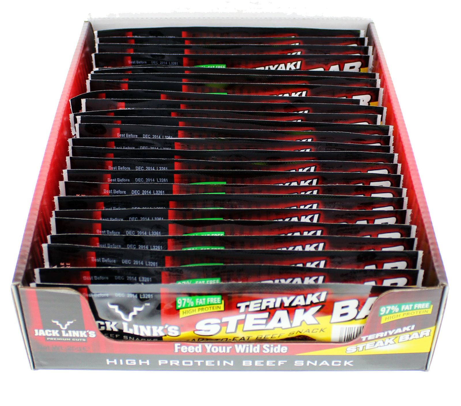 Jack Links Beef Steak Bar Teriyaki 25g x 25 pack image