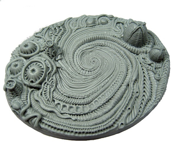 Secret Weapon Beveled Edge Base: 95x120mm Alien Invasion Base (1) image