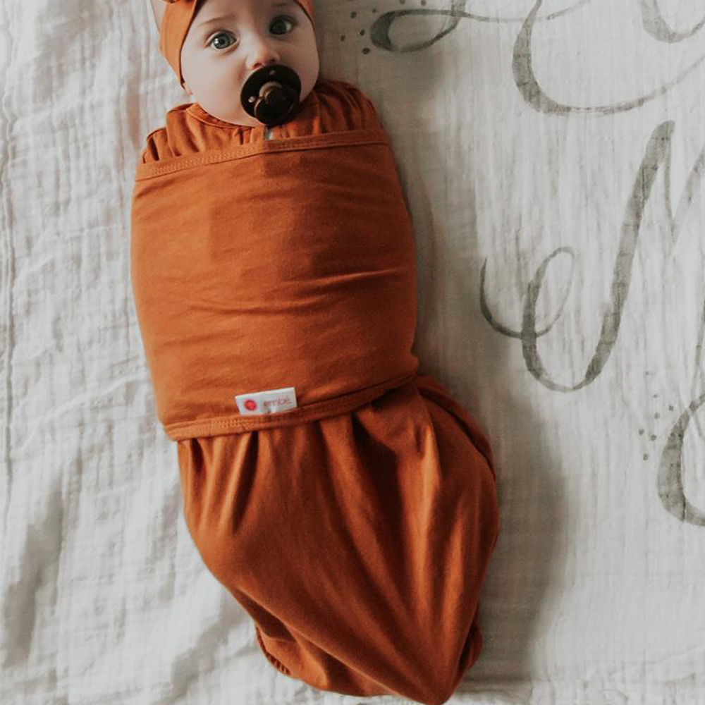 Embe Classic 2-Way Swaddle - Tan Brown image