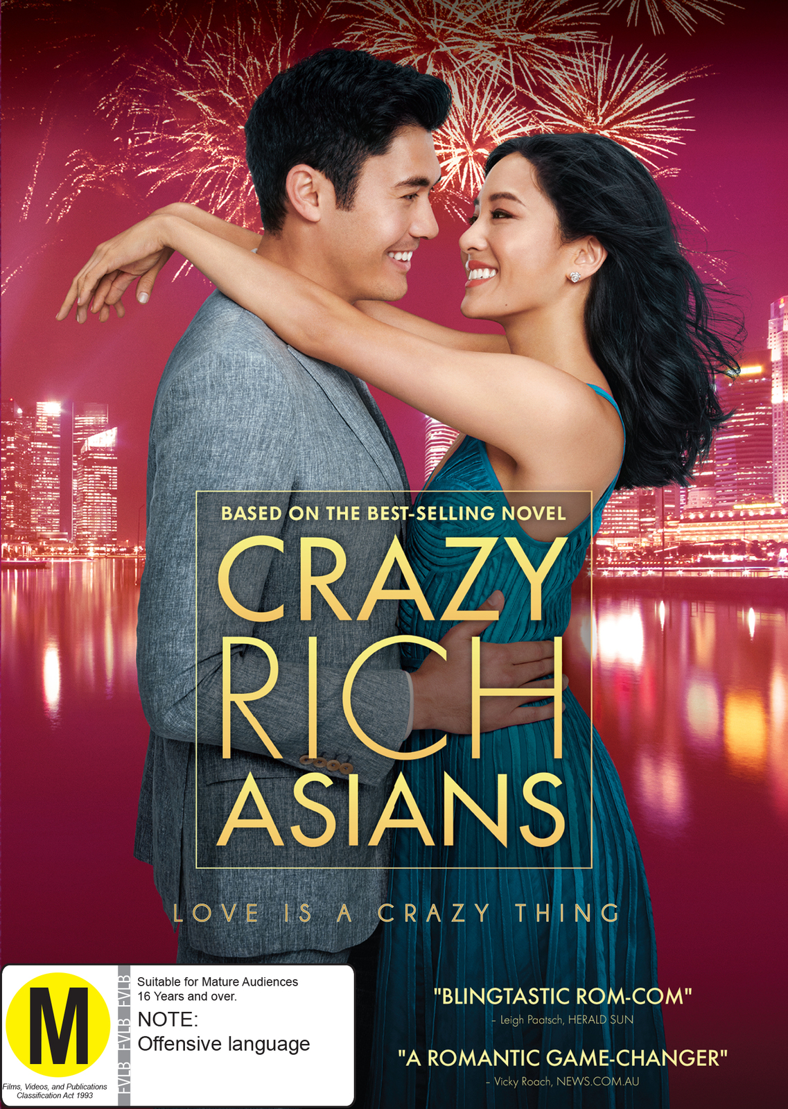 Crazy Rich Asians on DVD image