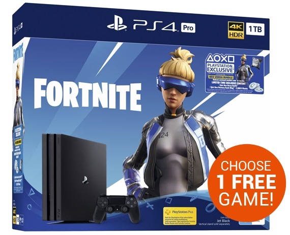 PlayStation 4 PRO 1TB Console - Fortnite for PS4 image