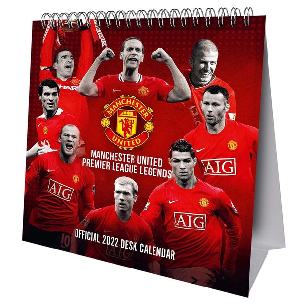 Manchester United Schedule 2022 Buy Manchester United - 2022 Desk Calendar At Mighty Ape Australia