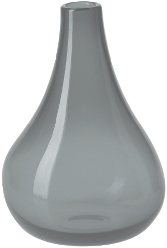 Krosno Sashay Bulb Vase - Smoke (22cm)