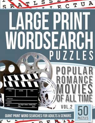 Large Print Wordsearches Puzzles Popular Romance Movies Of - 