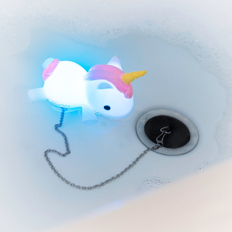 Colour Changing Unicorn Bath Plug image