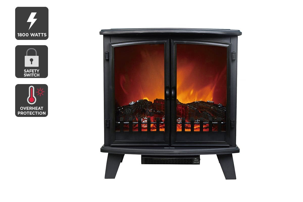 Buy Flame Effect Heater 1800W at Mighty Ape NZ