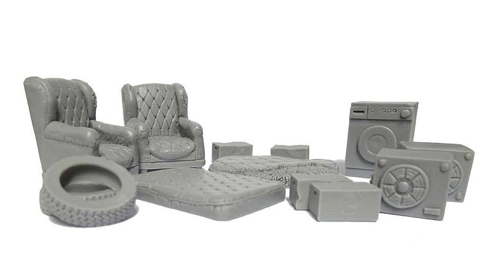 TTCombat: Tabletop Scenics - Back Alley Accessories 3 image