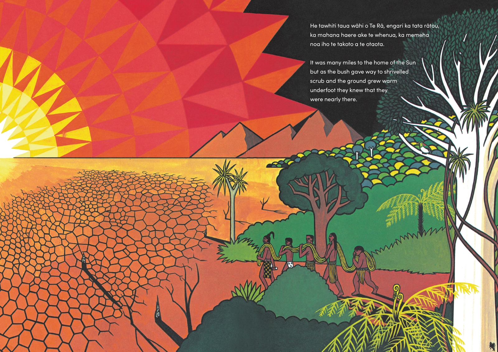 Te Hopu a Maui i a te Ra/How Maui Slowed the Sun by Peter Gossage image