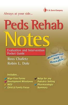 Peds Rehab Notes: Evaluation and Intervention Pocket Guide image