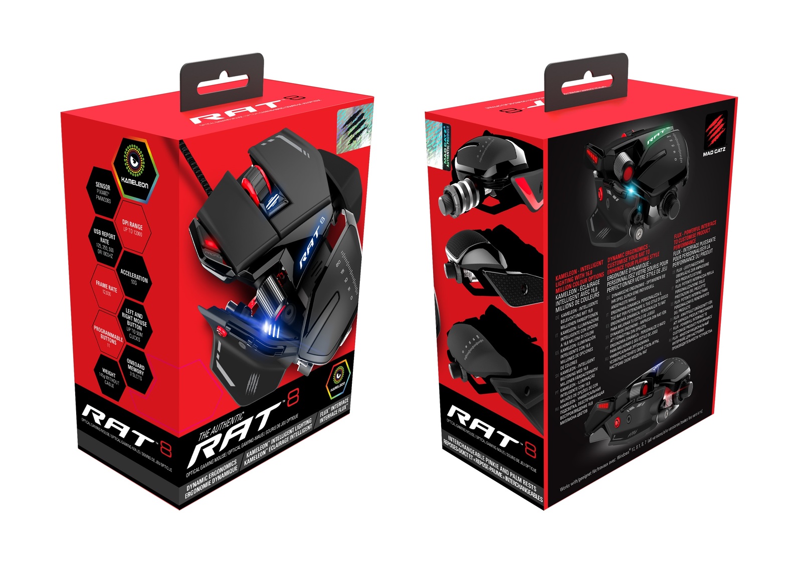 Mad Catz RAT 8 Gaming Mouse for PC image