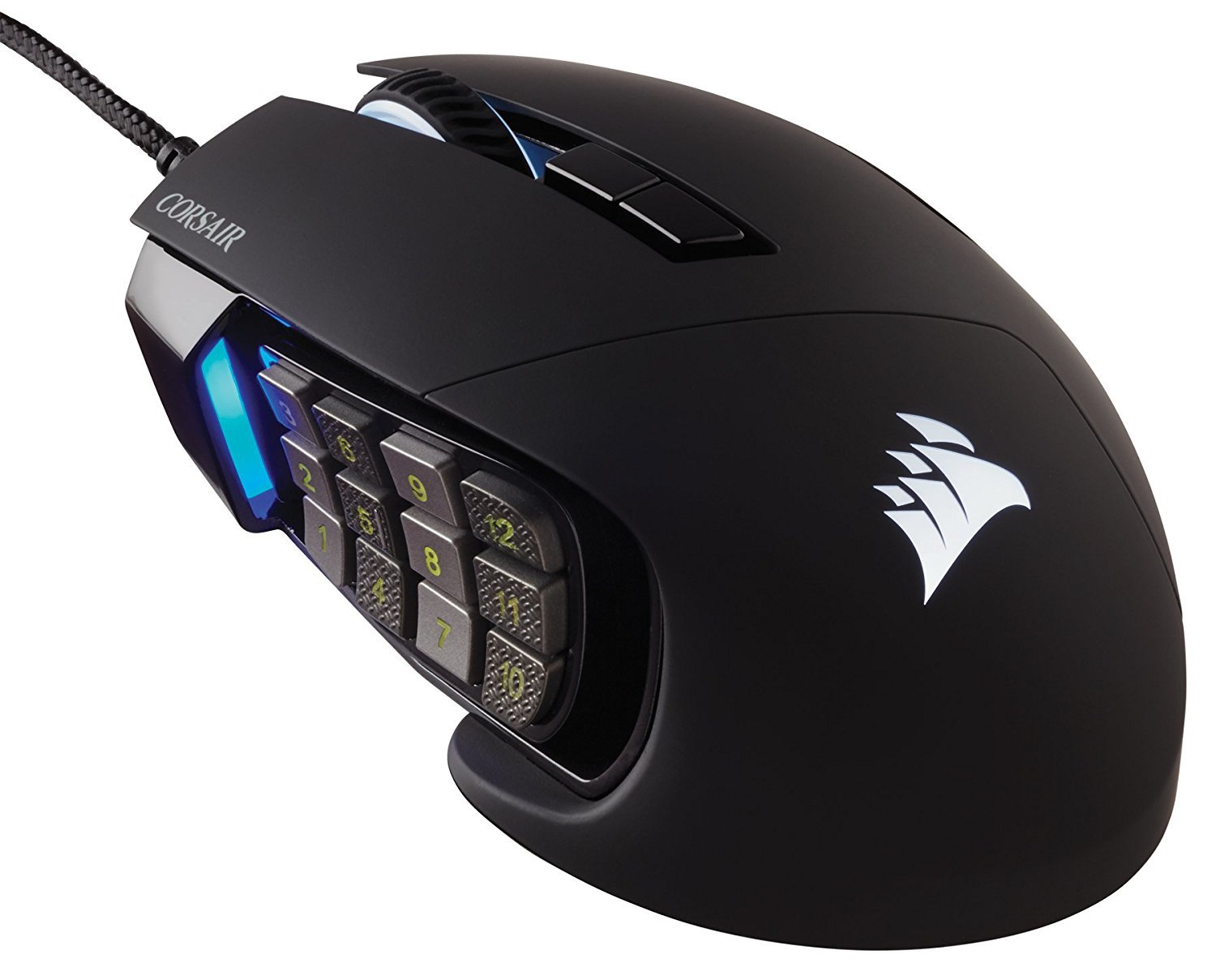 Corsair SCIMITAR PRO RGB MMO/MOBA Gaming Mouse - Black for PC Games image