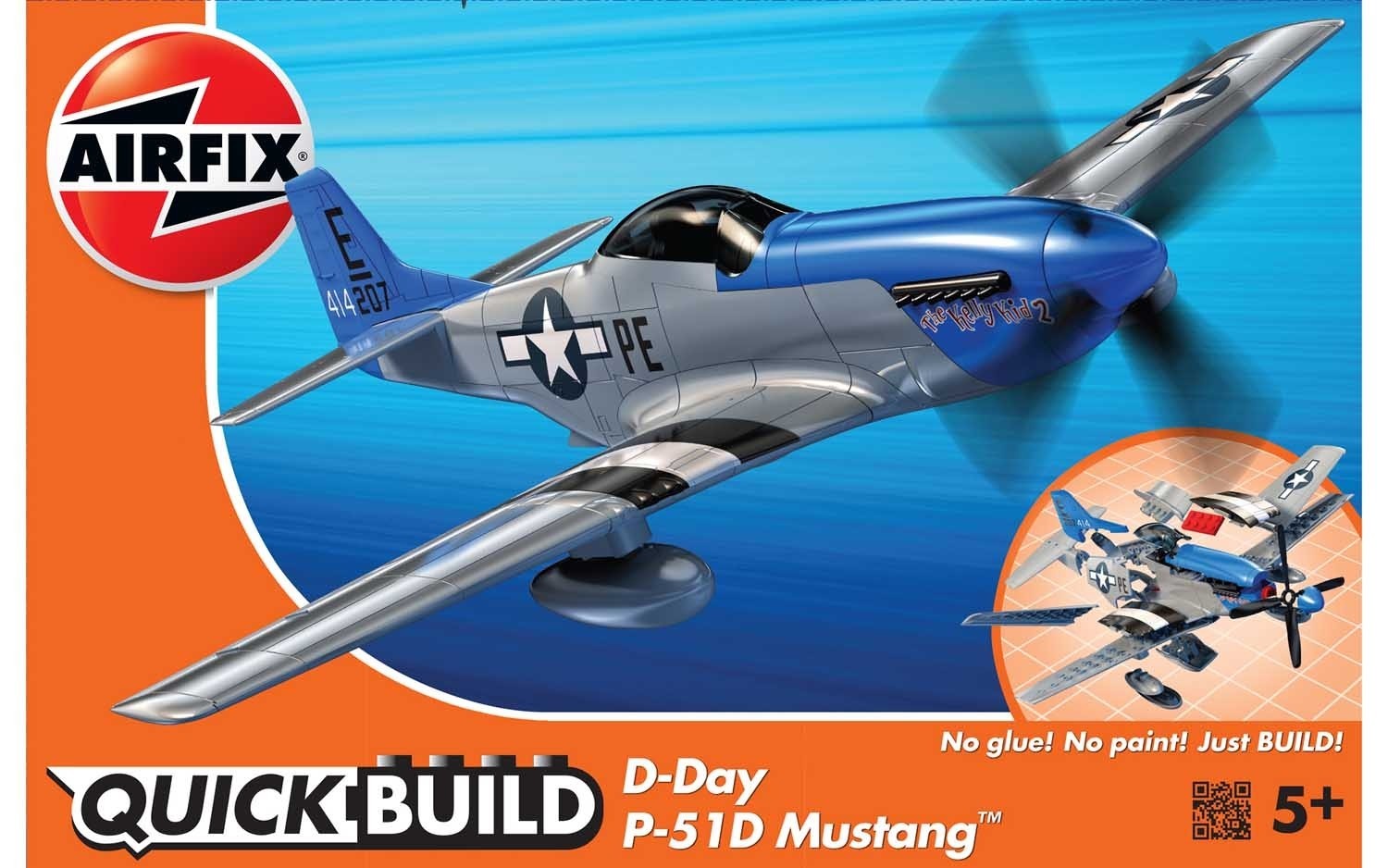 Airfix: Quickbuild D-Day P51D Mustang image