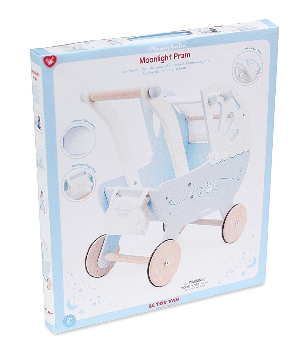 Le Toy Van: Moonlight Pram - Blue image