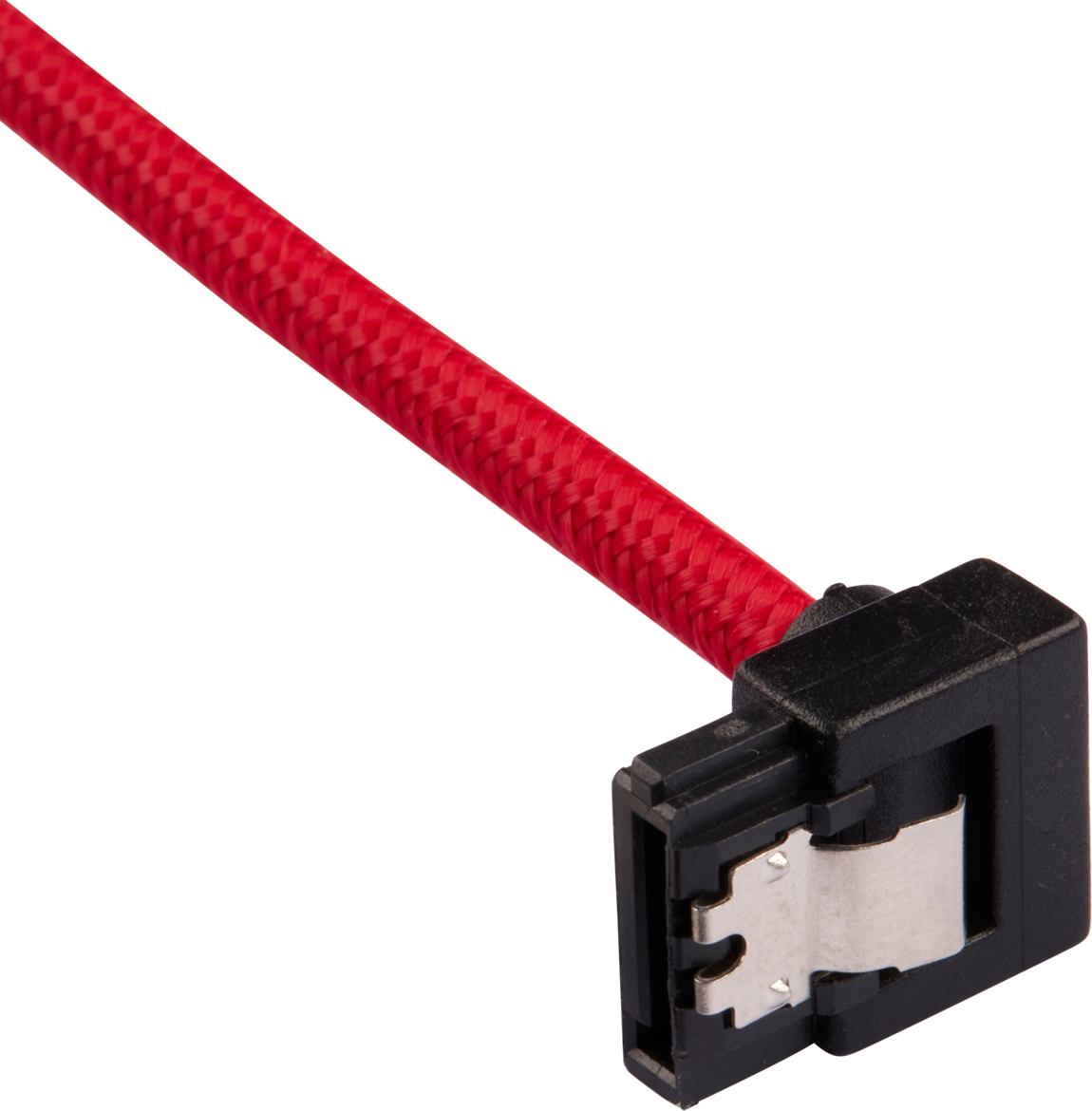 CORSAIR Premium Sleeved 90° SATA Data Cable Set at Mighty Ape NZ