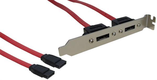 Digitus SATA Slotbracket to E-SATA 2x image