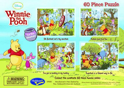 Winnie the Pooh 60 Piece Jigsaw Puzzle Puzzle - Picked Just For You image