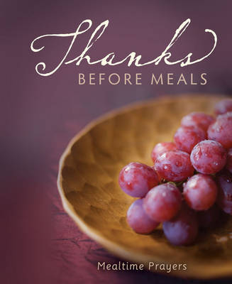 Thanks Before Meals on Hardback by Zondervan Publishing