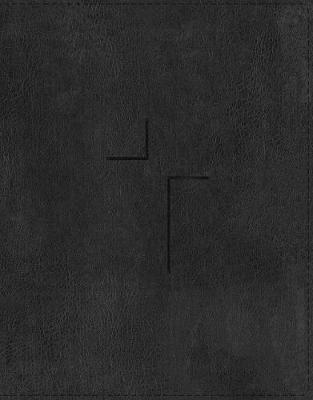 The Jesus Bible, NIV Edition, Leathersoft, Black, Indexed, Comfort Print by Zondervan image