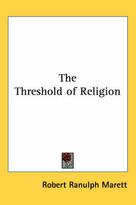 The Threshold of Religion by Robert Ranulph Marett image