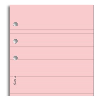 Filofax - Personal Lined Notepaper - Pink (30 Sheets) image